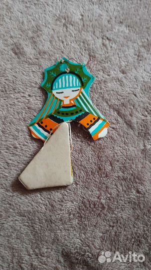 Бумажное украшение на ёлку СССР