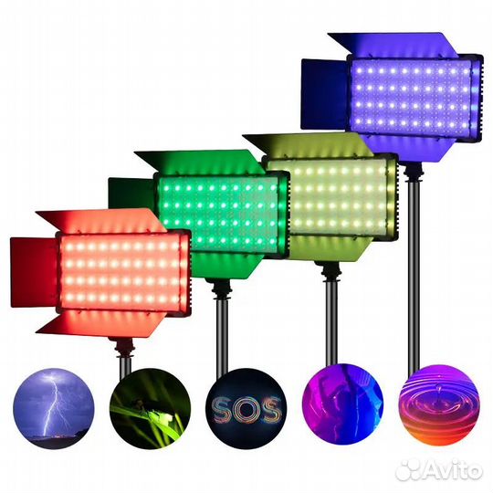 Видеосвет Pro led 600/800 RGB