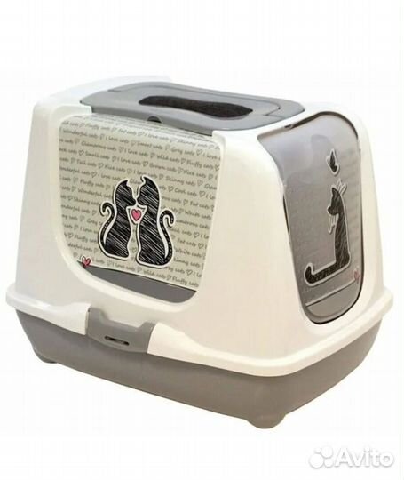 Кошачий туалет закрытый