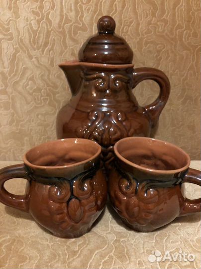 Набор глиняной посуды СССР