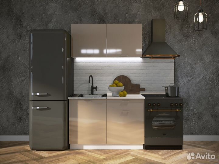 Кухня мдф Ритмо 1,2 метра