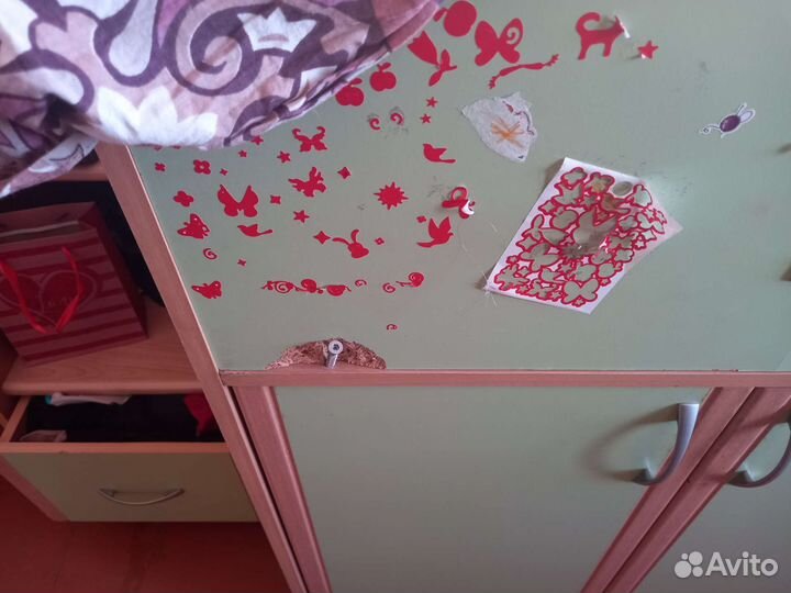 Кровать чердак со столом бу