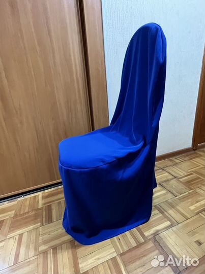 Накидка на стул - 1 шт - синяя