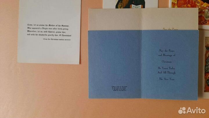 Открытки-иконы, уже винтаж