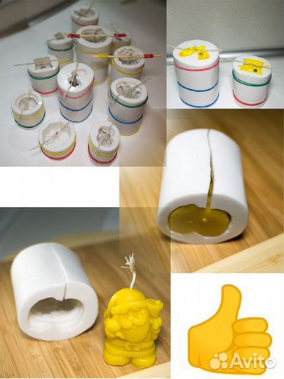 Силиконовая форма для свечей Бычок 7 (0723)