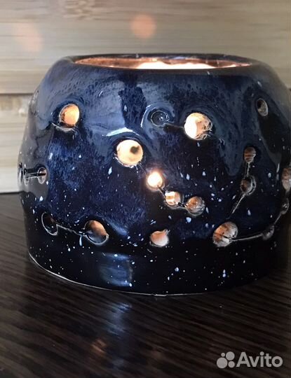 Керамический подсвечник