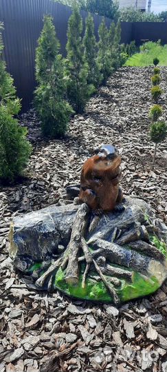 Фигура для сада Люк декоративный Крышка для септик