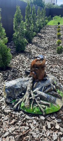 Фигура для сада Люк декоративный Крышка для септик