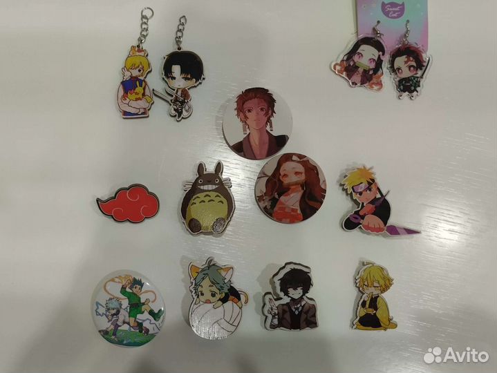 Значки с аниме