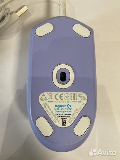 Logitech g102 lightsync+большой ковер
