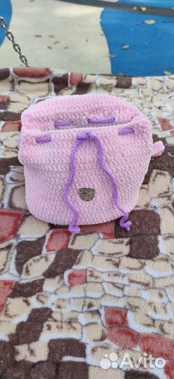 Плюшевый рюкзак