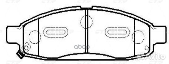 CKN-52 GK0767 Колодки тормозные дисковые GK07