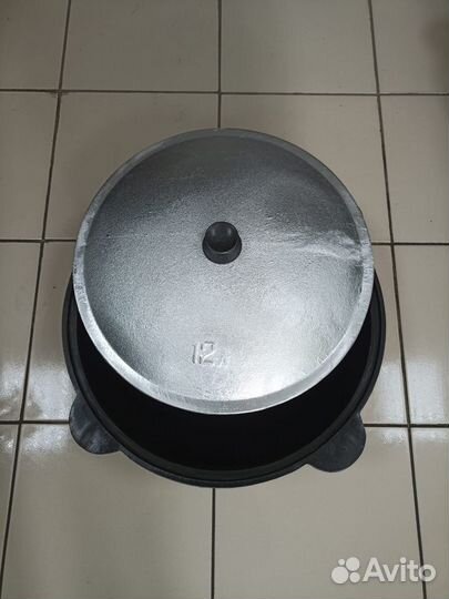 Казан чугунный 12 литров