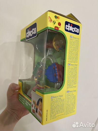 Новая Погремушка на присоске chicco