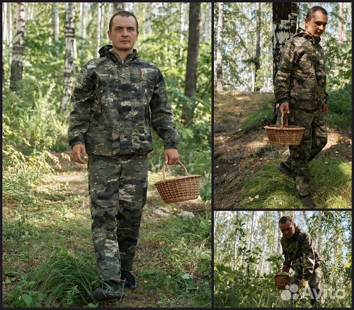 Костюм taygerr Антиклещ твил/зеленый тигр, р.52-54