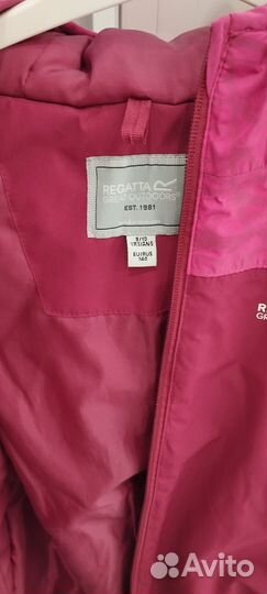 Куртка осенняя утеплённая р-р 140