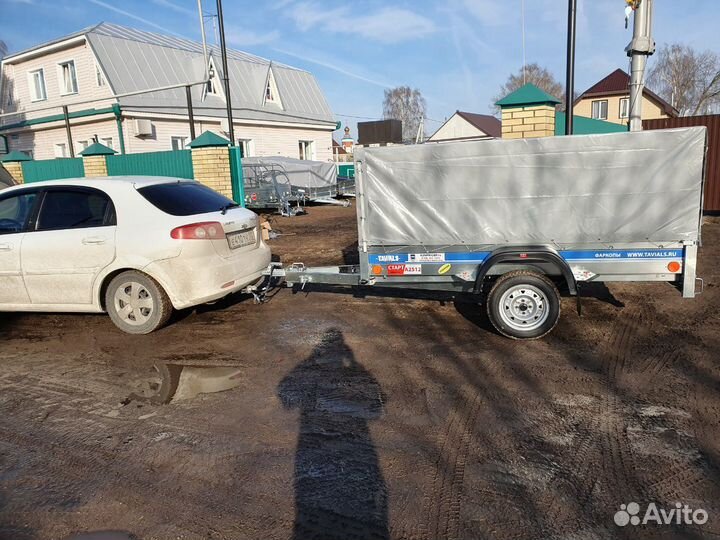 Прицеп оцинк. 2.5х1.3 тавиалс Премиум тент 1000мм