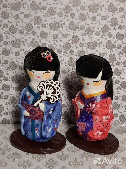 Японские куколки кокэси(2 шт)
