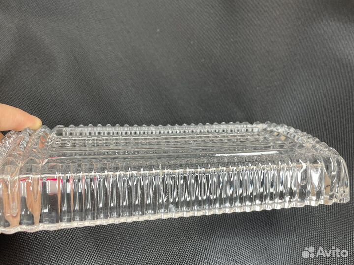 Хрустальная селедочница СССР