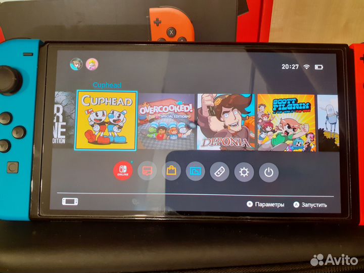 Игровая приставка nintendo switch oled с играми
