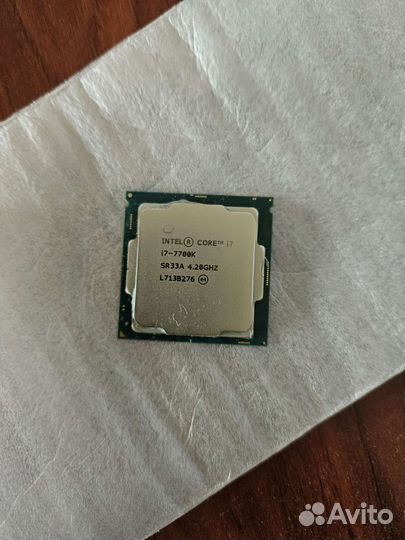Процессор intel core I7 7700k