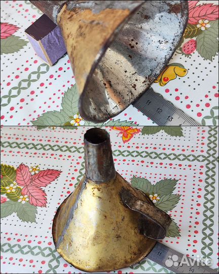 Воронки металлические, горлышки, воронка, горлышко