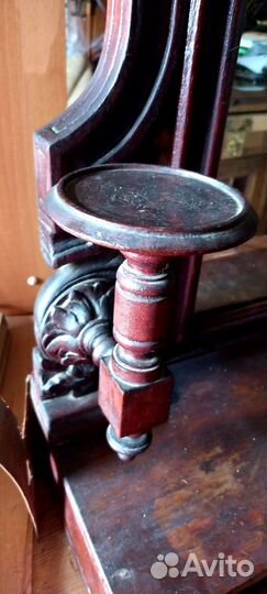 Зеркало орех от дамского столика