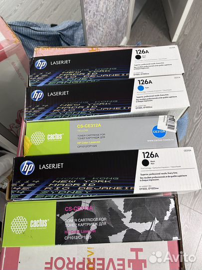 Картриджи HP, cactus