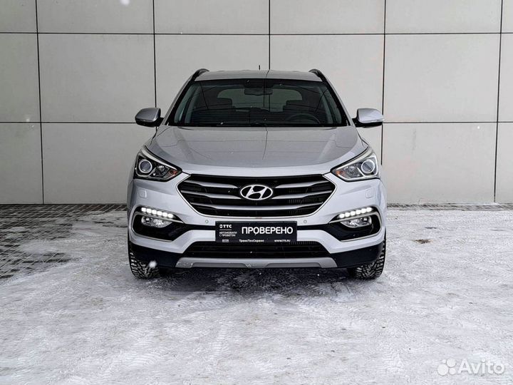 Hyundai Santa Fe 2.2 AT, 2016, 111 021 км