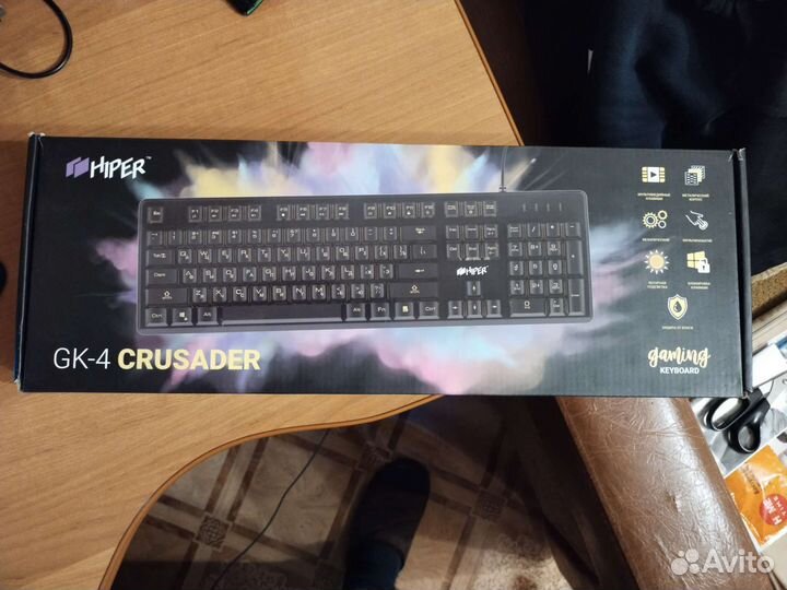 Игровая клавиатура hiper Crusader, USB