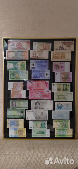 Коллекция купюр разных стран