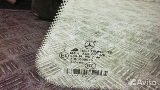 Стекло кузова боковое заднее правое mercedes benz