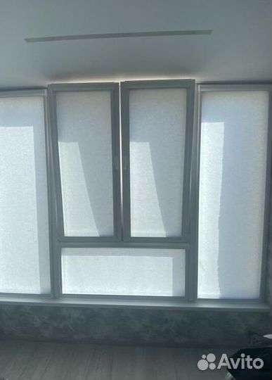 Рулонные шторы в коробе и с направляющими Q5591