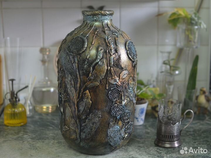 Ваза декоративная, ручная работа