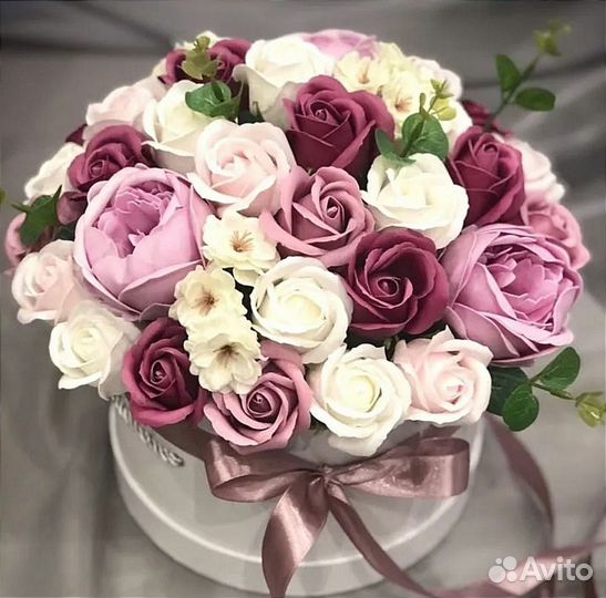 Букет цветов, мыльные розы