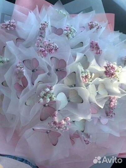 Изготовление светящихся букетов из бабочек