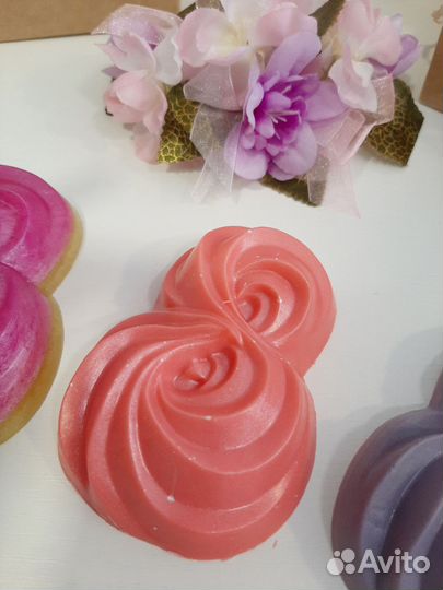 Мыло ручной работы воздушное безе