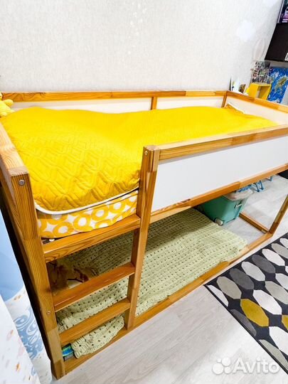 Кровать чердак IKEA kura