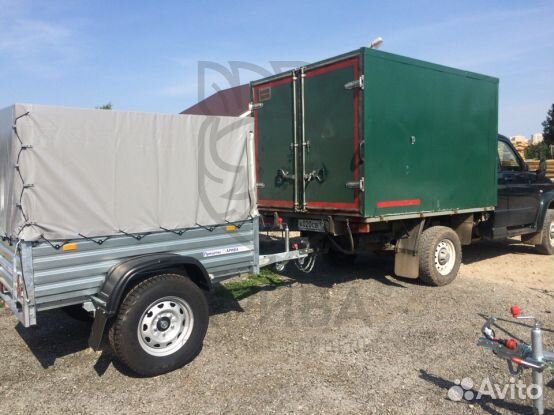 Внедорожный прицеп с тентом 128 см 10.026