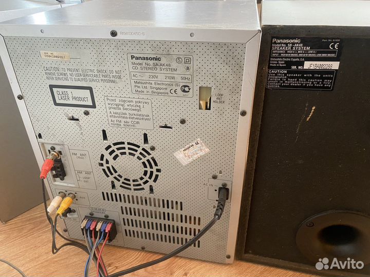 Музыкальный центр panasonic sa ak48