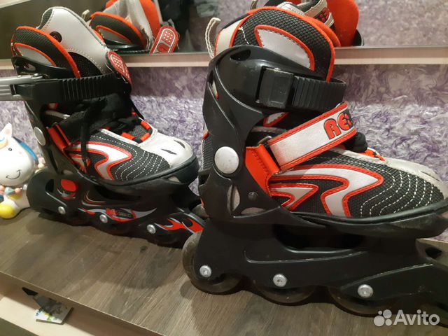 Роликовые коньки детские раздвижные