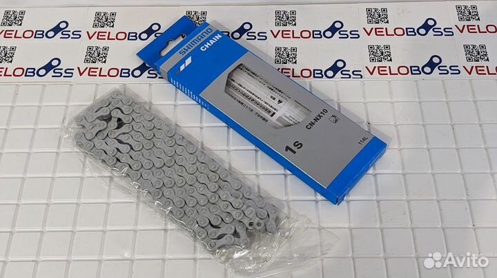 Цепь на 1 скорость Shimano 114 звеньев