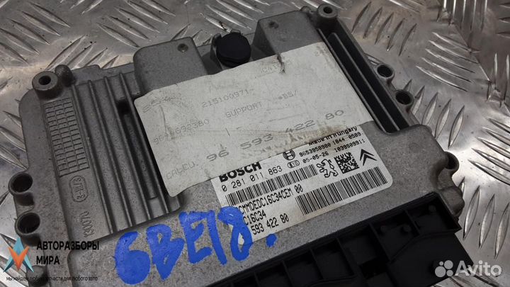 Блок управления двигателем Citroen C4 2005