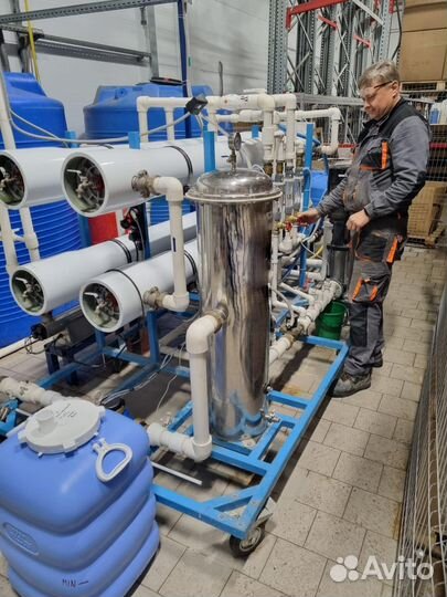 Очистка/фильтр-осмос для разлива воды 2м3/час