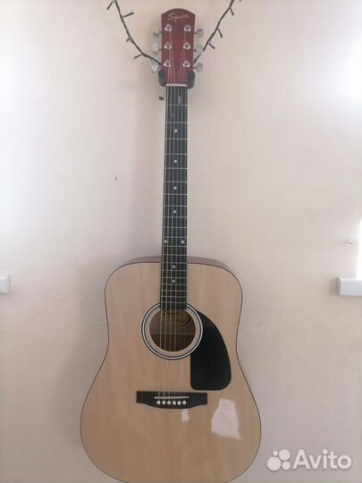 Акустическая гитара fender squier