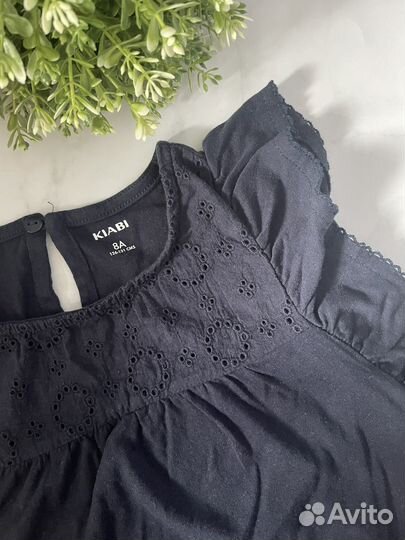 Джинсовые шорты, футболка для девочки 122-128