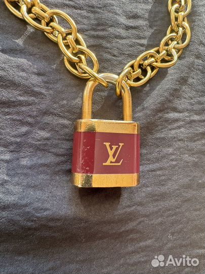 Чокер Louis Vuitton замочек колье массивное