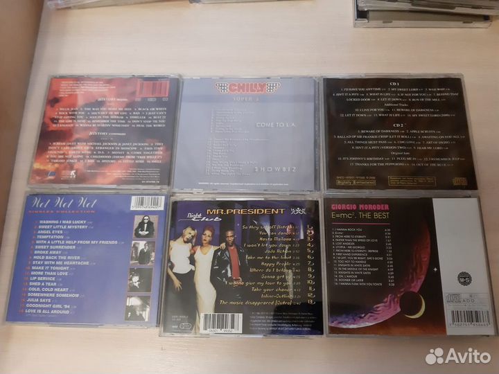 CD диски, популярная музыка, рок