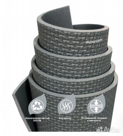 Коврик для йоги и фитнеса новый