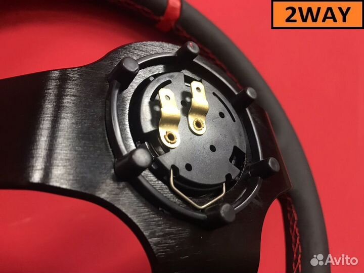 Руль TRD вынос кожа